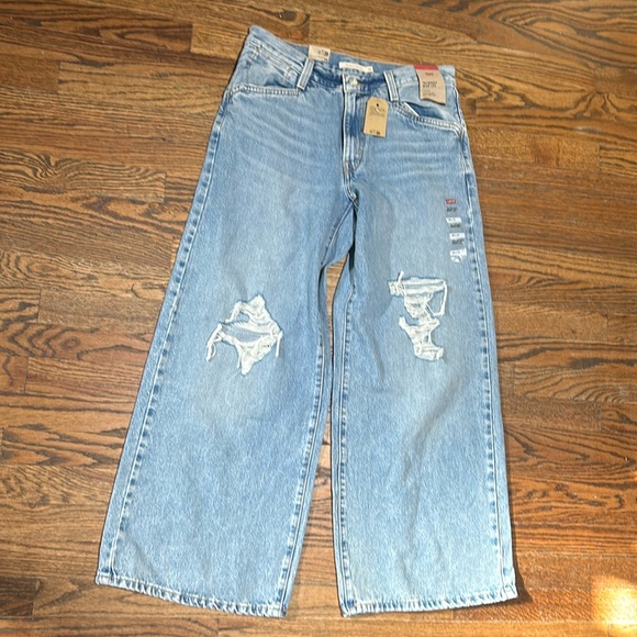 Levi's Pants - Levi's Light Blue Wide Leg Jeans
